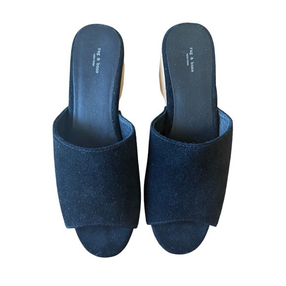 Rag & Bone Mara Clog Slide Slip On Clog Block Heel Size 40 / US 9.5 - Picture 4 of 7